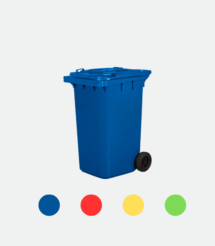 POUBLEELE 120L BLUE Conteneur poubelle (120L) – Image 1